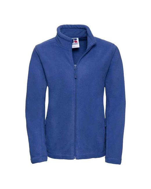 Russell Blue Ladies Outdoor Fleece Jacket (Royal)