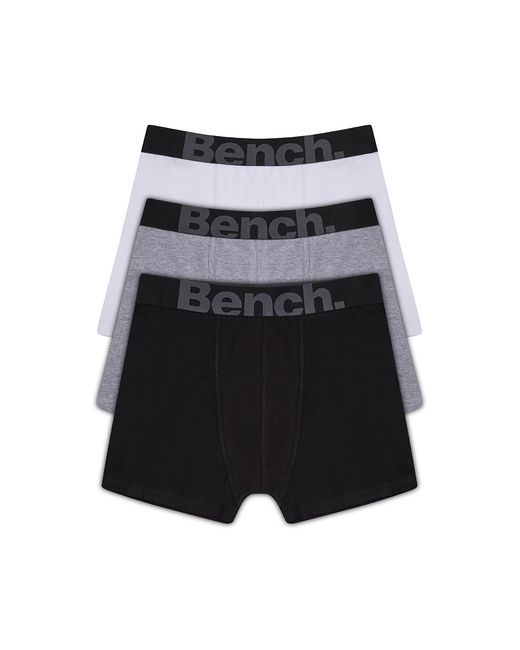 Bench Black 3 Pack 'Conan' Cotton Rich Boxers for men