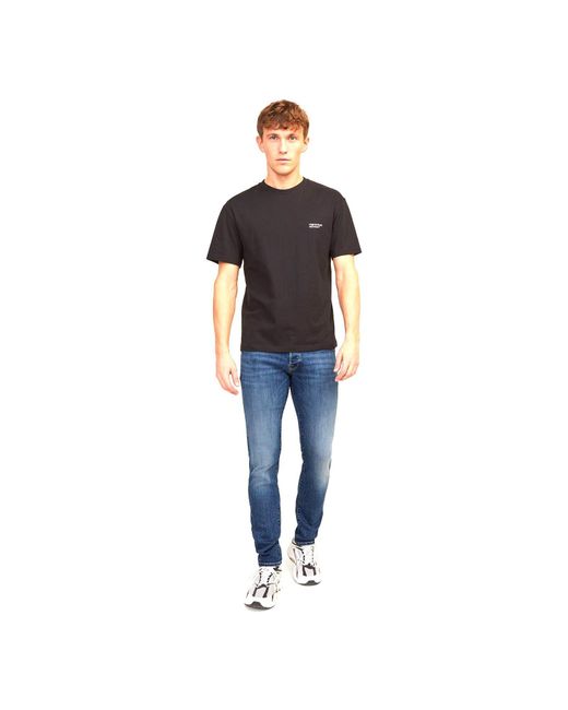 Jack & Jones Blue Glenn Fox Cotton Slim Jeans for men
