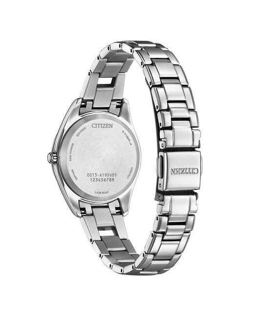 Citizen Metallic Watch Ew2601-81M Titanium