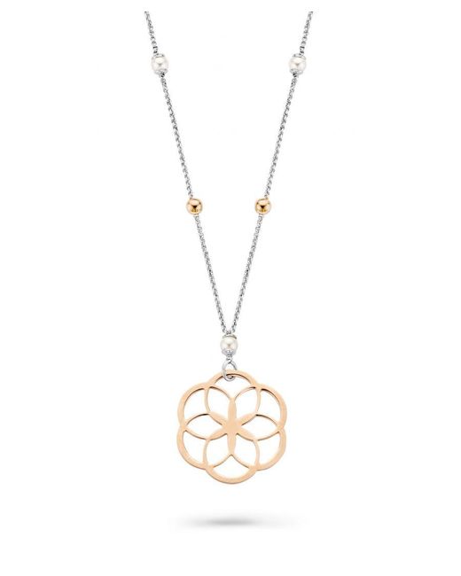 Orphelia White 'Zahara' 925 Sterling Chain With Pendant