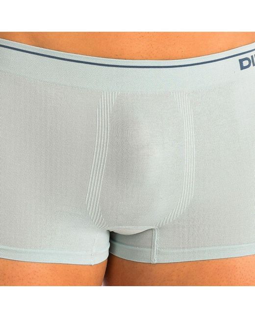 Dim Blue Pack-2 Boxers Unno Basic Seamless D05Hf for men