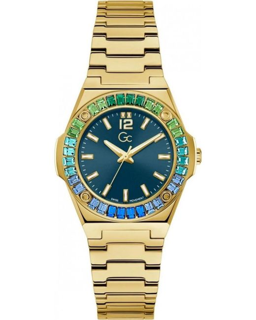 Gc Metallic Z34007L7Mf Ladies Watch