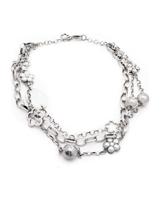 Folli Follie Metallic 3N1F041Wwc Ladies Necklace Sterling
