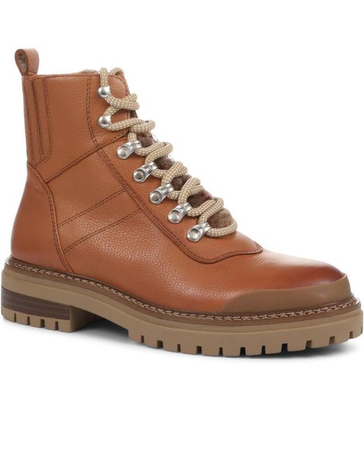 Jones Bootmaker Brown Susanna Leather Hiker Boots