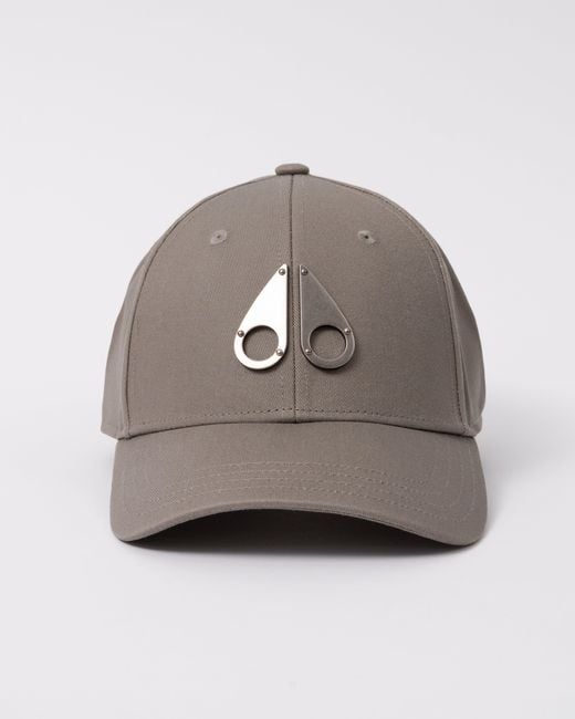 Moose Knuckles Gray Logo Detail Hat for men