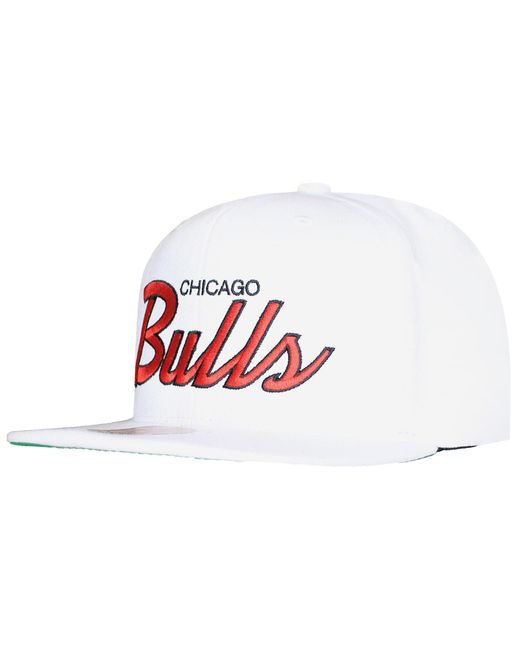 Mitchell & Ness Red Nba Chicago Bulls Heritage Script Cap for men