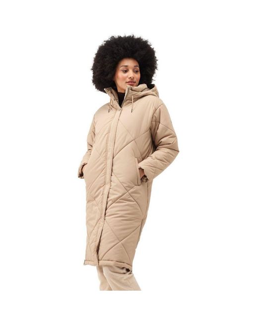 Regatta Natural Cambrie Insulated Padded Longline Jacket Coat