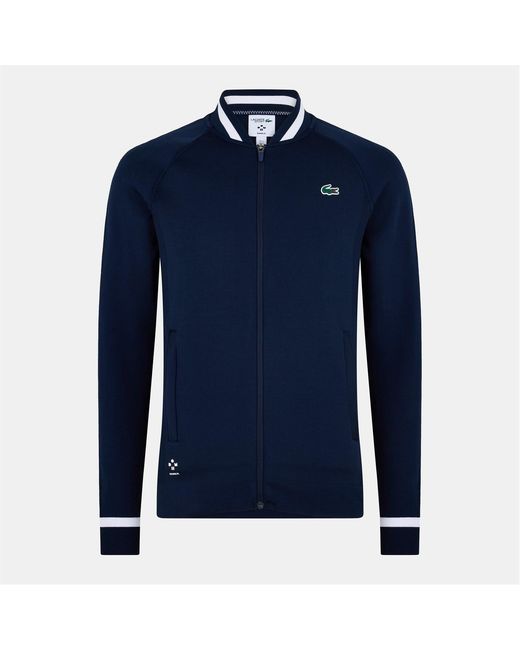 Lacoste Blue Daniil Ribbed Cuff Track Jacket for men
