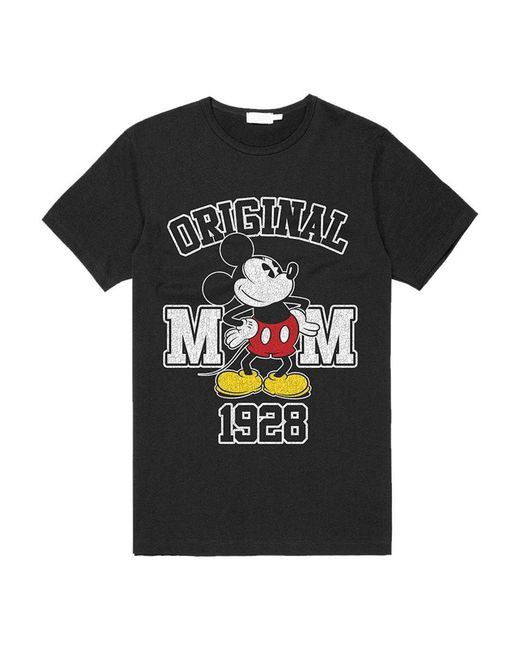 Disney Black Adult Original 1928 Mickey Mouse T-Shirt