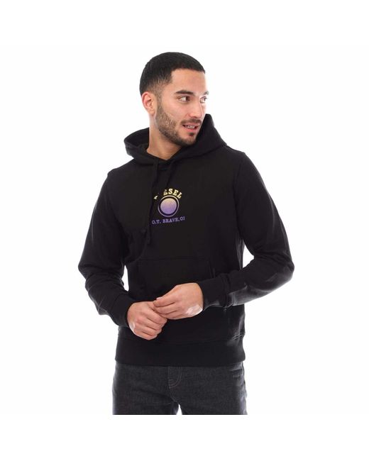 DIESEL "S Ginn 5 E" Kapuzenpullover Für Herren in Black für Herren