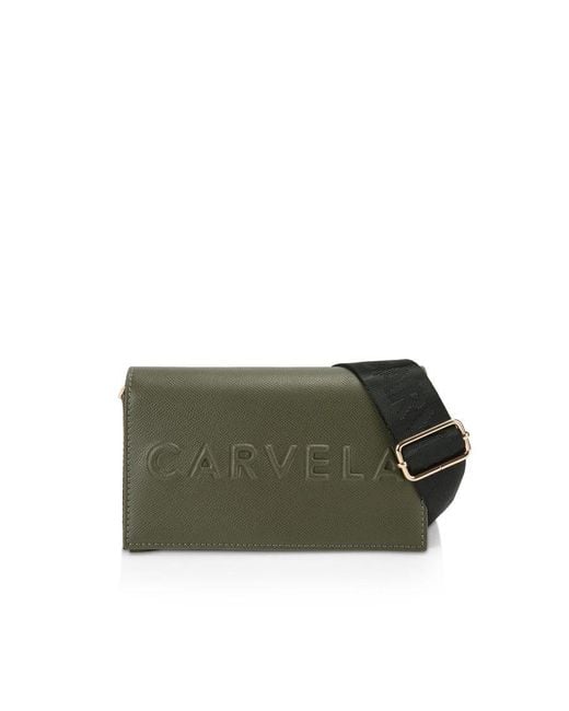 Carvela Kurt Geiger Green Frame Wallet X Body Bag