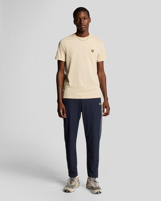 Lyle & Scott Blue Sports Gradient Colour Block Trackies for men
