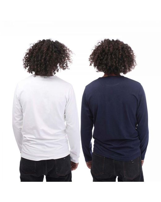Lyle & Scott Blue And Kane Ls 2 Pack T-Shirts for men