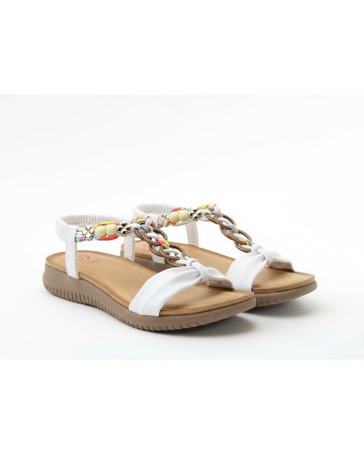 Heavenly Feet Metallic Bright Slingback Sandals