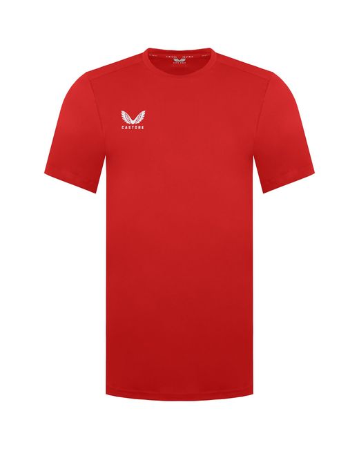 Castore Red Logo Training T-Shirt for men