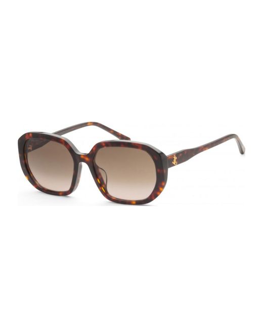 Jimmy Choo Brown Karlyfs-0086-Ha Karlyfs 57 0086 Ha Karly Sunglasses