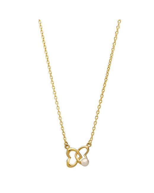 Orphelia Metallic 'Lili' 925 Sterling Set: Chain-Pendant + Earrings
