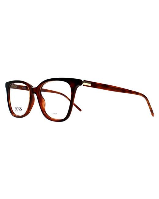 Boss Brown Square Dark Tortoise 1207