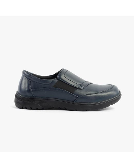 Dr Keller Blue Chloe Shoes Leather