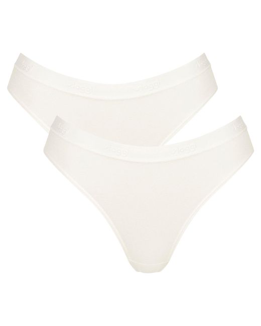 Sloggi White Go Casual High Leg Brief