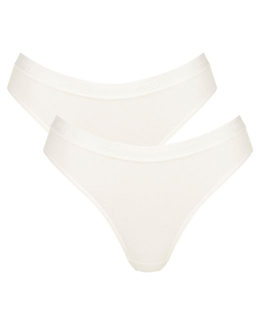 Sloggi White Go Casual High Leg Brief