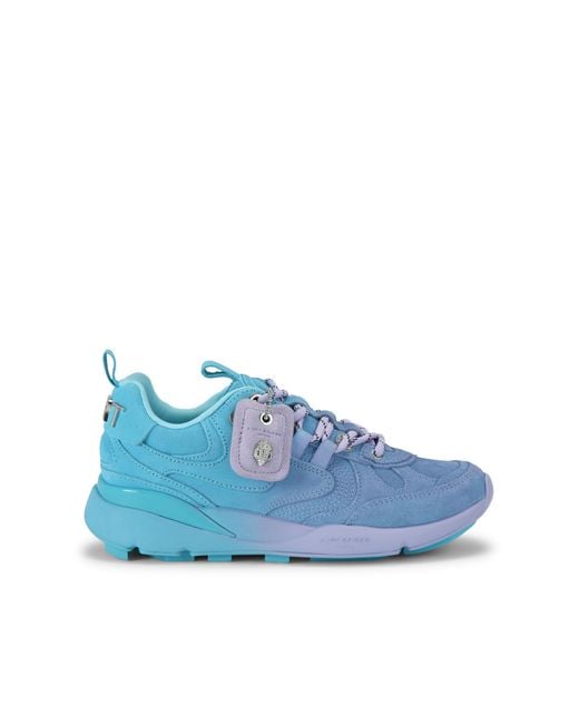 Kurt Geiger Blue Suede Runner Sneakers