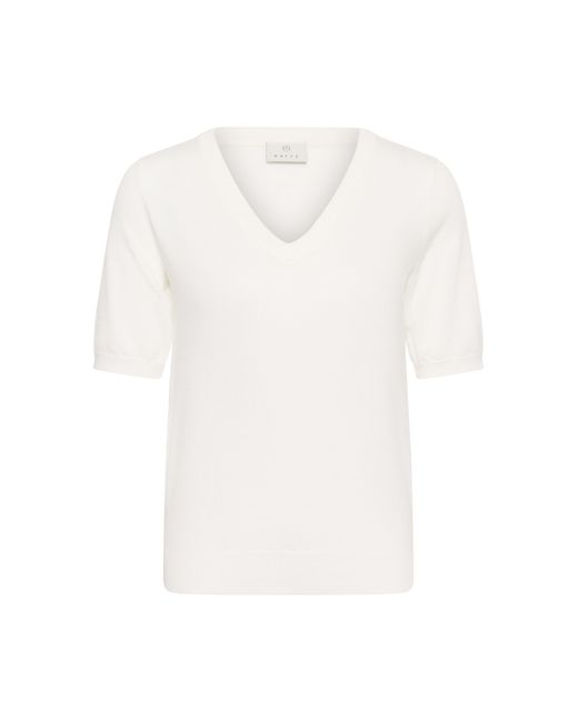 Kaffe Pullover Kalizza Pullover Regular Fit in het White