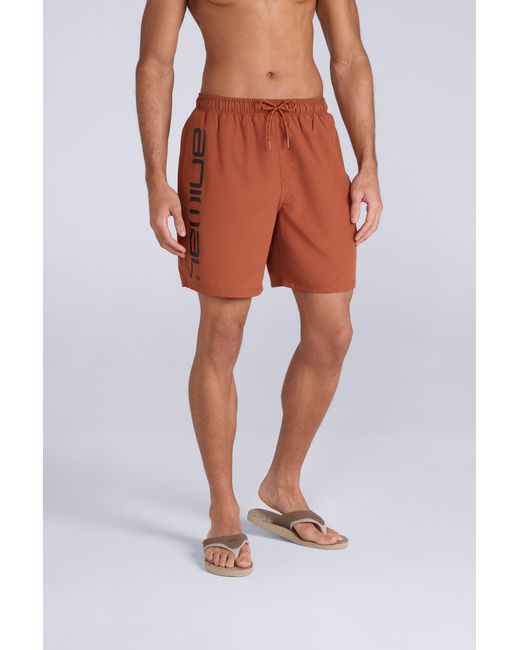 Mountain Warehouse Orange 'Deep Dive' Boardshorts Quick Dry Swimming Surfing Trunks for men