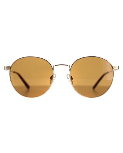 Ted Baker Brown Round Light Tb1693 Ellis Metal for men
