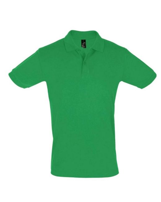 Sol's Green Perfect Pique Short Sleeve Polo Shirt (Kelly) Cotton for men
