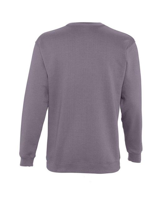 Sol's Purple Supreme Sweatshirt for men