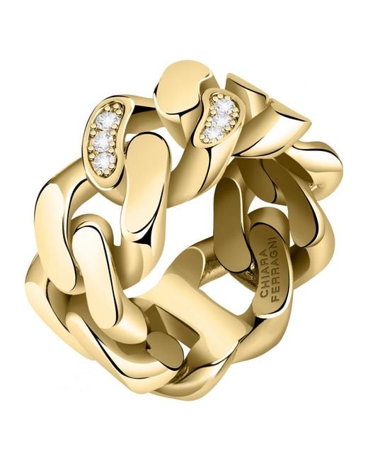 Chiara Ferragni Metallic J19Auw05014 Ladies Ring