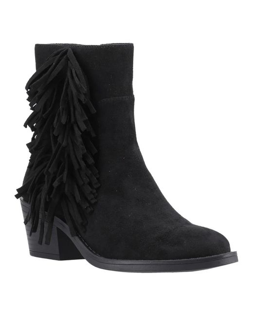Rocket Dog Black Ladies Yankee Tassel Cowboy Boots