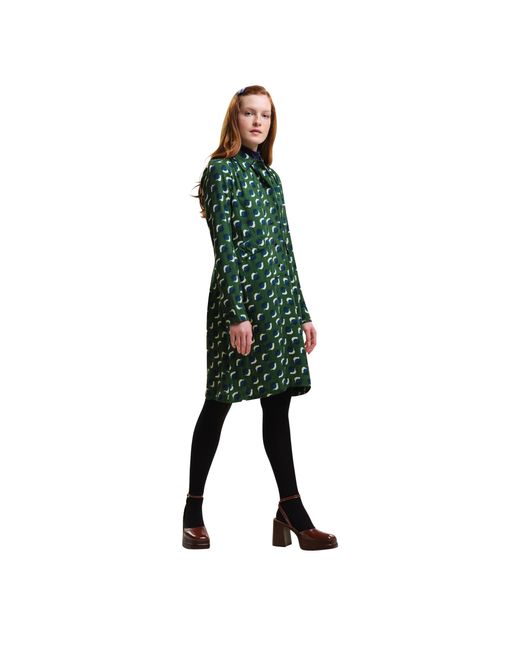 Regatta Green Ladies Orla Kiely Leaf Print Dress (Shadow Elm)