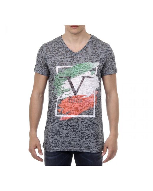 Versace 1969 Abbigliamento Sportivo Srl Milano Italia V T-shirt Short  Sleeves V-neck Dark Green Lucas in Grey for Men | Lyst UK