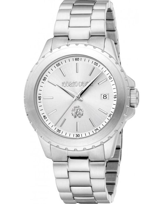 Roberto Cavalli Gray Rc5G132M0035 Watch for men