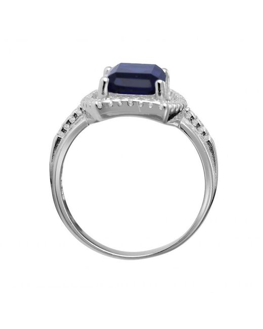 Orphelia Blue 925 Sterling Ring