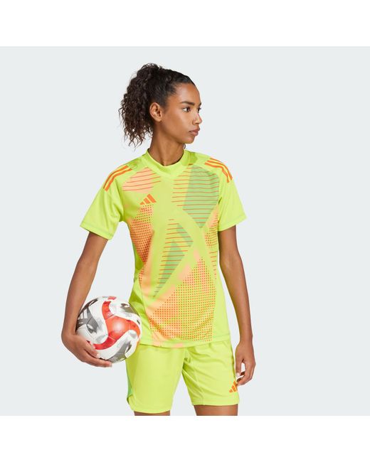 Adidas Originals Yellow Tiro 24 Pro Short Sleeve Goalkeeper Jersey
