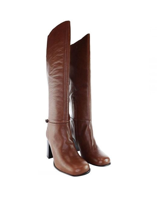 Ted Baker Brown Charona Boots Leather