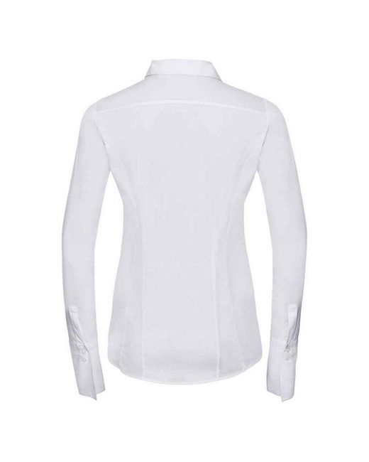 Russell White Collection /Ladies Ultimate Stretch Formal Shirt