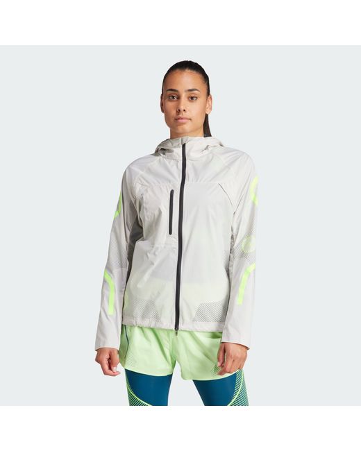 Adidas By Stella McCartney Green Truepace Running Jacket
