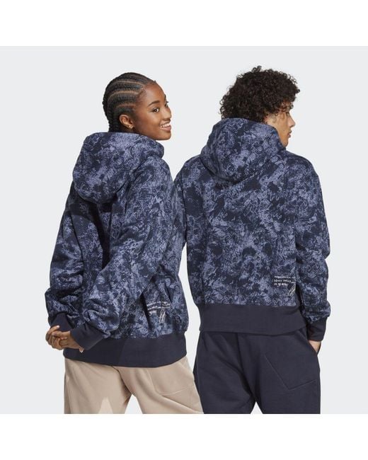 Adidas Originals Blue X Parley Hoodie (Gender Neutral)