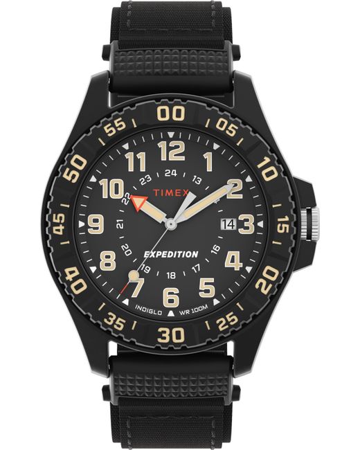 Timex Black Expedition Acadia Rugged Watch Tw4B26300 Fabric for men