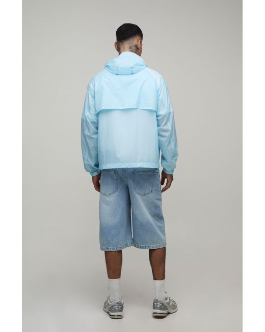 BoohooMAN Blue Tall Oversized Boxy Glow for men