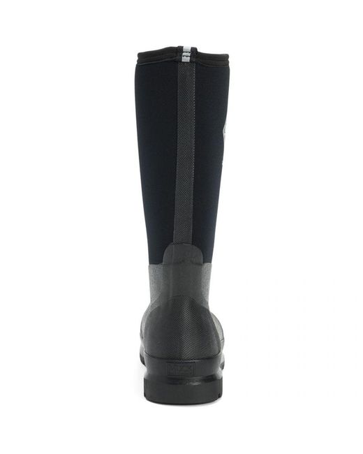 Muck Boot Black Chore Classic Hi Patterned