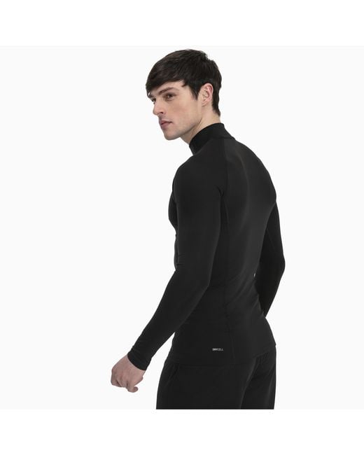 PUMA Black Liga Baselayer Long Sleeve Tee T-Shirt for men
