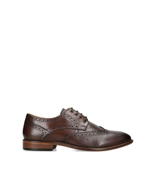 KG by Kurt Geiger Brown Leather Connor Brogues for men