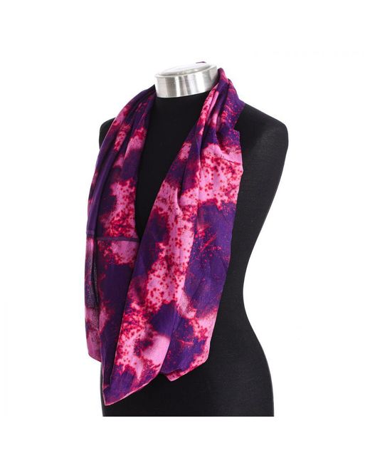 Buff Twisted Knit Alpaca Collar in Purple for Men | UK