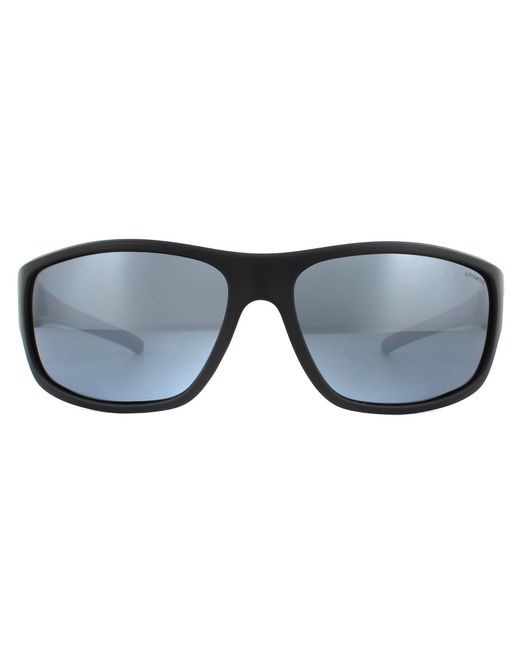 Polaroid Gray Wrap Polarized Sunglasses for men